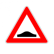 Segnale stradale dosso fig. 2